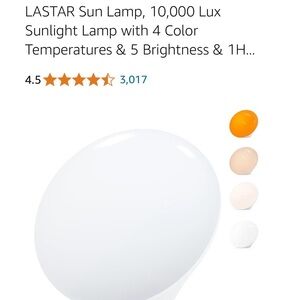 Sunlight Therapy Lamp - White